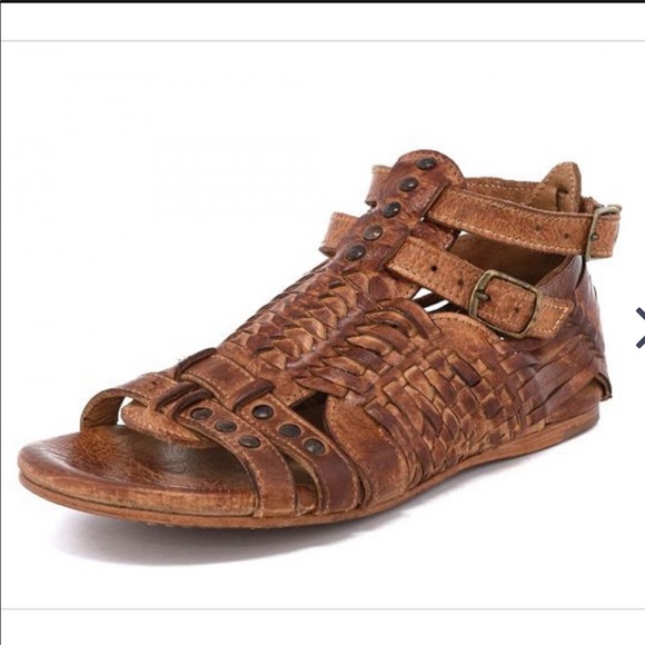 Bed Stu Shoes - Bed Stu Claire Sandal in Tan Dip Dye